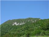 Kamnik ( 861m ) Kamnik - pogled od Pokopališča talcev